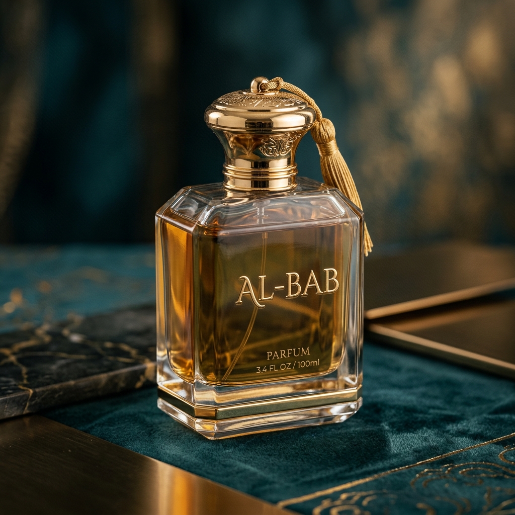 AL-BAB signature fragrance bottle